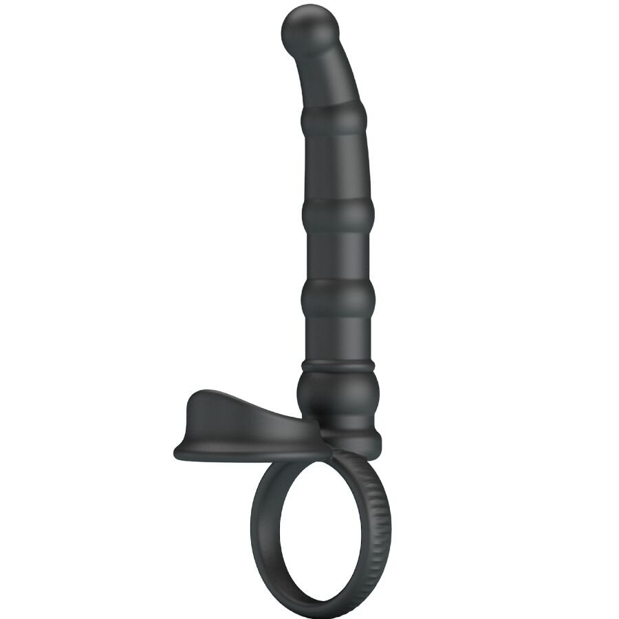 PRETTY LOVE - TATUM VIBRATING PENIS RING WITH PLUG 10 VIBRATIONS BLACK - Foto 1 PRETTY LOVE - TATUM VIBRATING PENIS RING WITH PLUG 10 VIBRATIONS BLACK - sexbliss - Foto 1