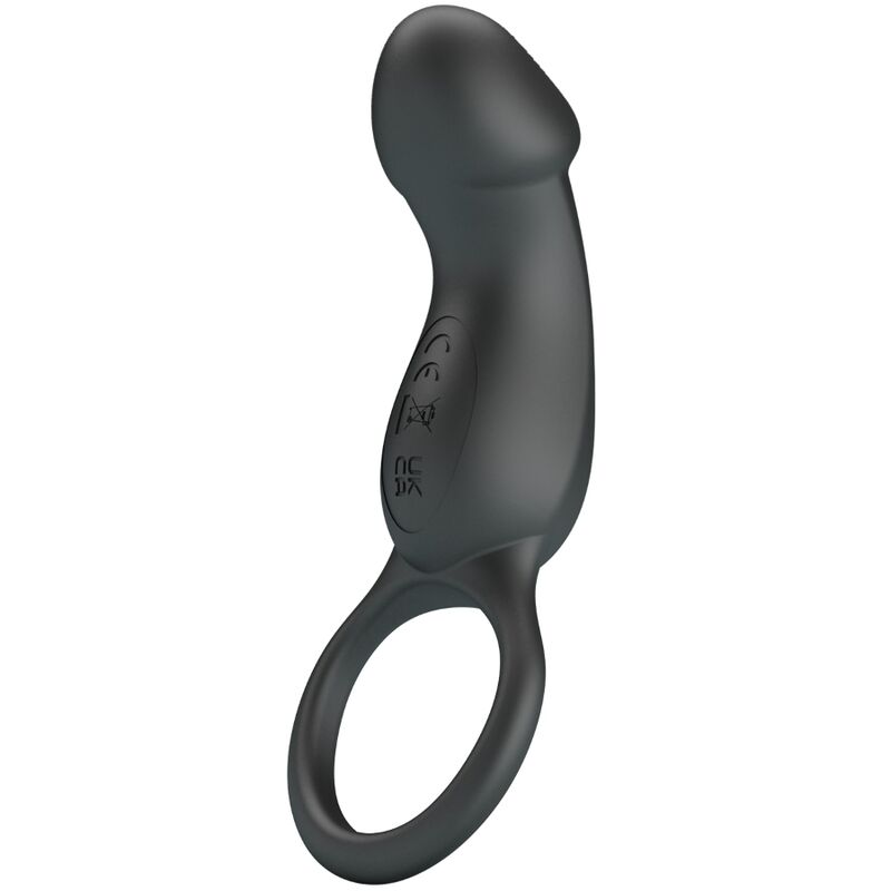 PRETTY LOVE - TRAE VIBRATING BLACK RING WITH STIMULATOR - Foto 1 PRETTY LOVE - TRAE VIBRATING BLACK RING WITH STIMULATOR - sexbliss - Foto 1