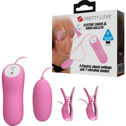PRETTY LOVE - TWEEZERS WITH VIBRATION AND PINK ELETROSHOCK - sexbliss - Foto 1