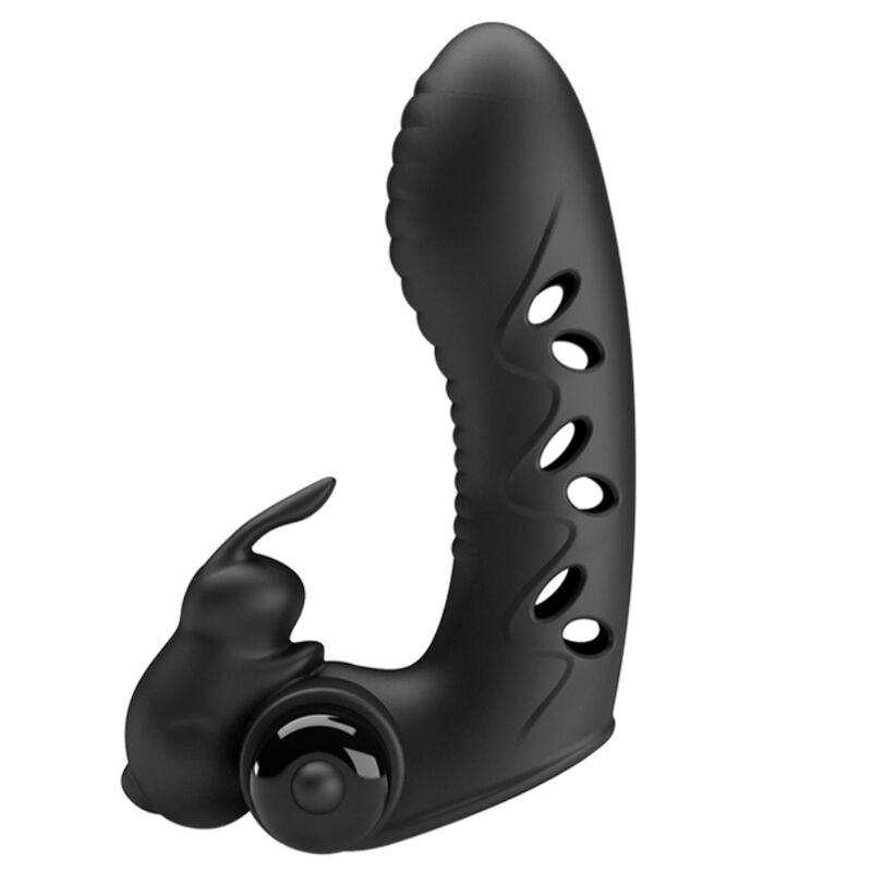 PRETTY LOVE - VANCE BLACK RABBIT VIBRATOR FINGER COVER - Foto 1 PRETTY LOVE - VANCE BLACK RABBIT VIBRATOR FINGER COVER - sexbliss - Foto 1