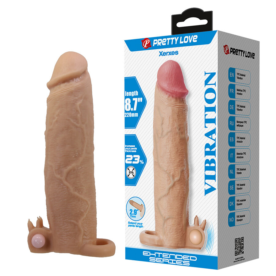 PRETTY LOVE - XERXES PENIS SLEEVE WITH CLITORAL STIMULATOR AND VIBRATION - Foto 1 PRETTY LOVE - XERXES PENIS SLEEVE WITH CLITORAL STIMULATOR AND VIBRATION - sexbliss - Foto 1