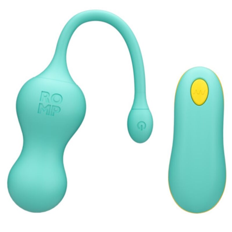 ROMP - CELLO MULTIFUNCTION VIBRATING EGG TURQUOISE REMOTE CONTROL - Foto 1 ROMP - CELLO MULTIFUNCTION VIBRATING EGG TURQUOISE REMOTE CONTROL - sexbliss - Foto 1