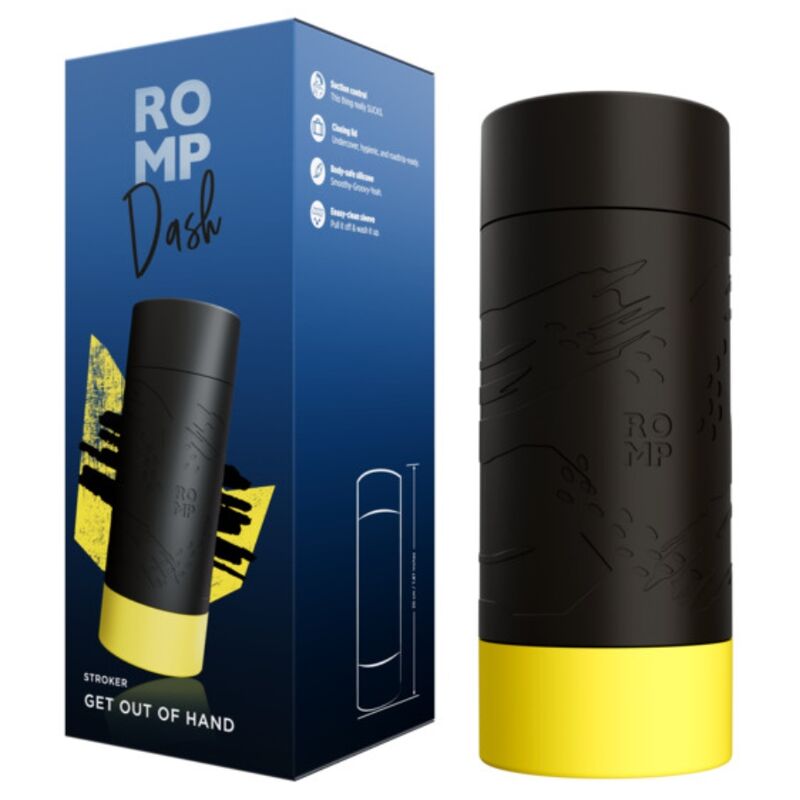 ROMP - DASH MALE MASTURBATOR WITH SUCTION CONTROL 20 CM - Foto 1 ROMP - DASH MALE MASTURBATOR WITH SUCTION CONTROL 20 CM - sexbliss - Foto 1
