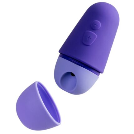 ROMP - FREE X CLITORAL STIMULATOR WITH LID 10 LEVELS RECHARGEABLE PURPLE - sexbliss - Foto 1
