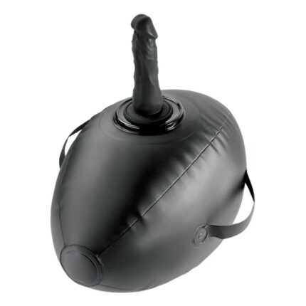 FETISH FANTASY SERIES - BODY DOCK INFLATABLE LOVE BALL WITH DILDO BLACK 41.9 CM - sexbliss - Foto 1