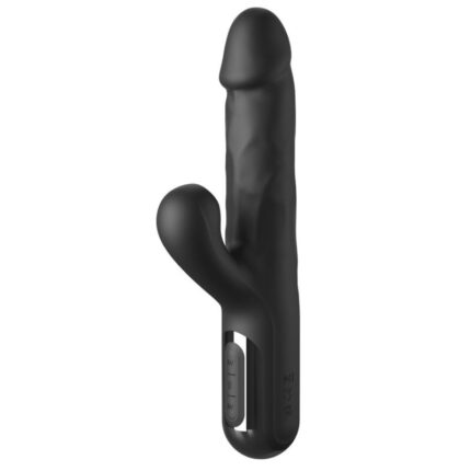 FETISH FANTASY SERIES - SONIX SILICONE THRUSTER RABBIT VIBRATOR BLACK - sexbliss - Foto 1