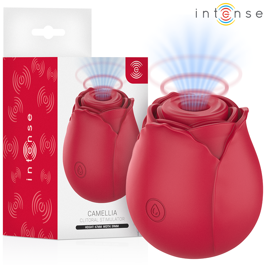 INTENSE - CAMELLIA CLITORAL SUCTION ROSE BY WAVES BORDEAUX - Foto 1 INTENSE - CAMELLIA CLITORAL SUCTION ROSE BY WAVES BORDEAUX - sexbliss - Foto 1