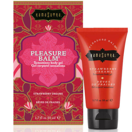 KAMASUTRA - STIMULATING PLEASURE BALM STRAWBERRY DREAMS FLAVOR 50ML - sexbliss - Foto 1