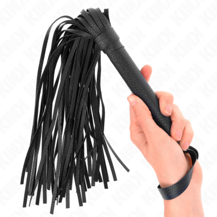KINK - DARK BLUE BLACK WHIP 43.5 CM - sexbliss - Foto 1
