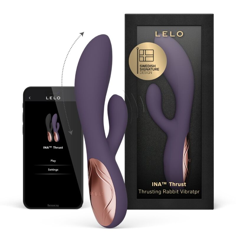LELO - INA THRUST RABBIT THRUSTING VIBRATOR PURPLE - Foto 1 LELO - INA THRUST RABBIT THRUSTING VIBRATOR PURPLE - sexbliss - Foto 1