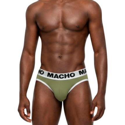 MACHO - MCH013 MILITARY GREEN SLIP XL - sexbliss - Foto 1