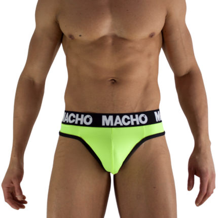 MACHO - MTG001 FLUORESCENT YELLOW THONG SIZE XL - sexbliss - Foto 1