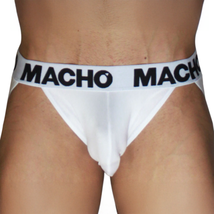 MACHO - MX29BL JOCK WHITE + WHITE M - sexbliss - Foto 1