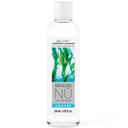 MIXGLISS - 2 IN 1 WATER-BASED LUBRICANT AND MASSAGE GEL NURU ALGAE 150 ML - sexbliss - Foto 1