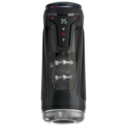PDX ELITE - MOTO-BATOR PRO THRUSTING STROKER AUTOMATIC VIBRATING AND WARMING MASTURBATOR 26.5 CM - sexbliss - Foto 1