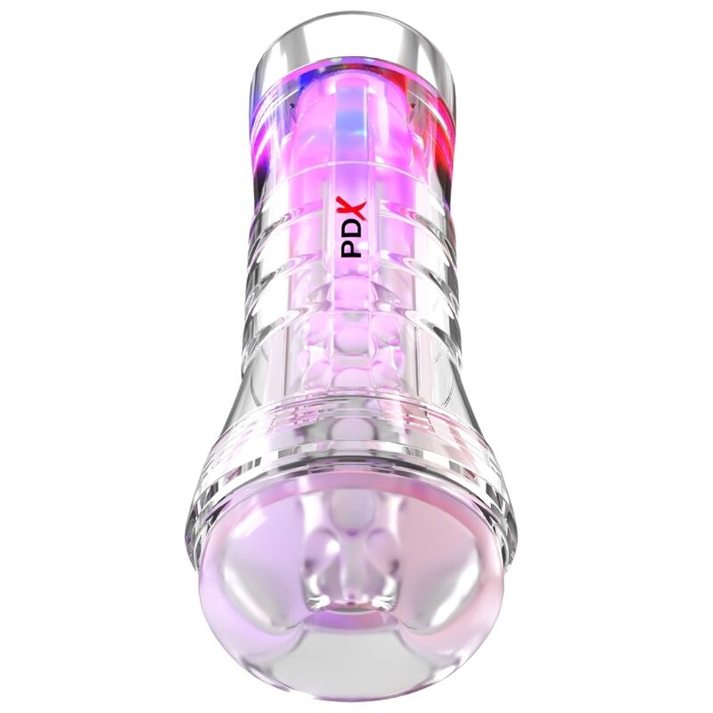 PDX ELITE - VIEWTUBE XXL LED TRANSPARENT STROKER 27.3 CM - Foto 1 PDX ELITE - VIEWTUBE XXL LED TRANSPARENT STROKER 27.3 CM - sexbliss - Foto 1