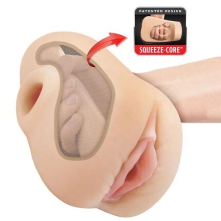 PDX PLUS - REALISTIC VAGINA PUSSY POUNDER SQUEEZE STROKER 18 CM - sexbliss - Foto 1