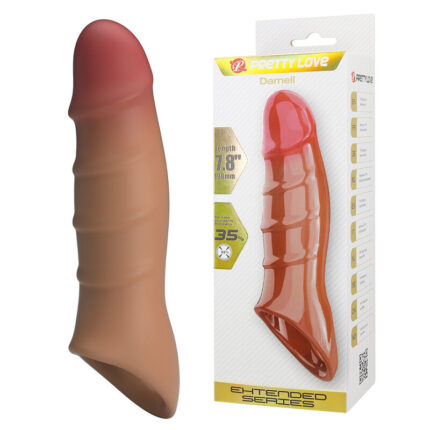 PRETTY LOVE - DAMIEN REALISTIC EXTENDER COVER - sexbliss - Foto 1