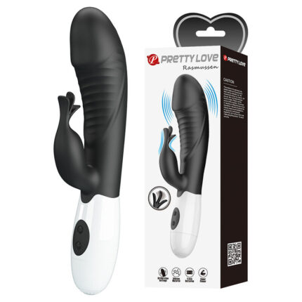 PRETTY LOVE - RASMUSSEN 30 FUNCTION RABBIT VIBRATOR BLACK - sexbliss - Foto 1