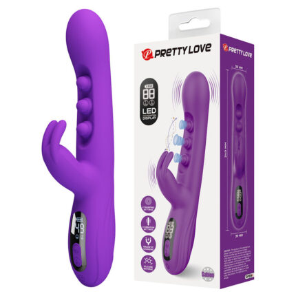 PRETTY LOVE - SABIEN RABBIT VIBRATOR WITH TAPPING STIMULATION AND PURPLE LED - sexbliss - Foto 1