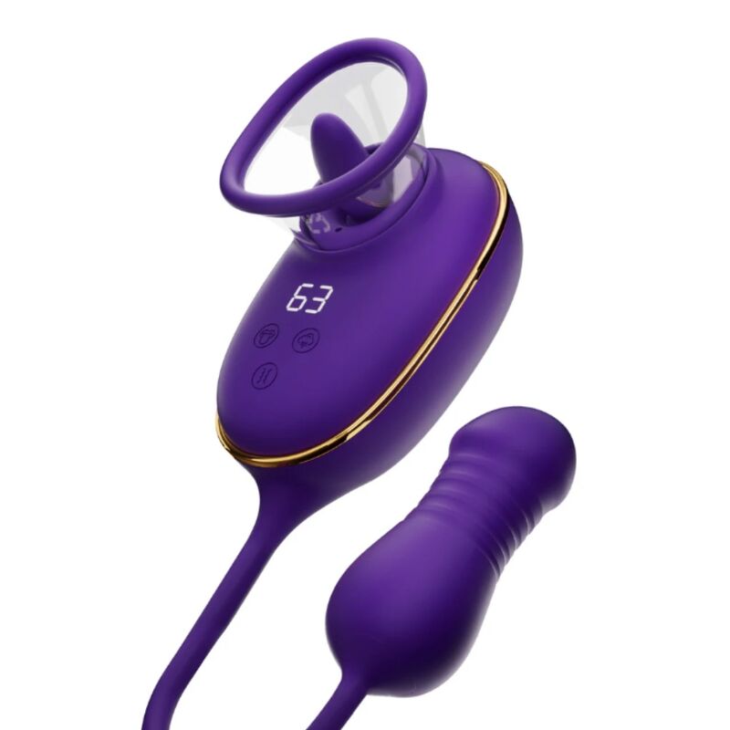 SHE.E.O - CLITORAL SUCTION TOOL WITH LICKING EFFECT AND PURPLE ANAL STIMULATOR - Foto 1 SHE.E.O - CLITORAL SUCTION TOOL WITH LICKING EFFECT AND PURPLE ANAL STIMULATOR - sexbliss - Foto 1
