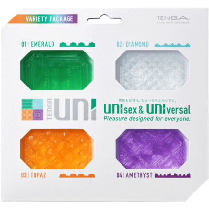 TENGA - UNI VARIETY MASTURBATOR THIMBLE PACK 4 UNITS - sexbliss - Foto 1
