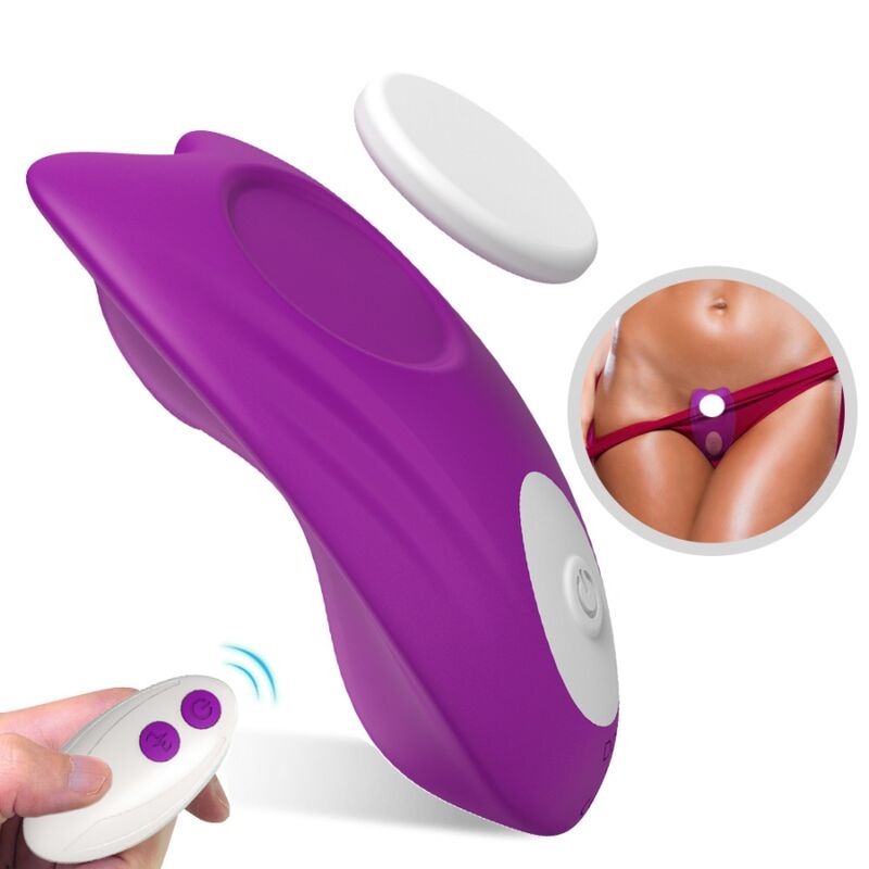 ARMONY - BUTTERFLY WEARABLE PANTIES VIBRATOR REMOTE CONTROL PURPLE - Foto 1 ARMONY - BUTTERFLY WEARABLE PANTIES VIBRATOR REMOTE CONTROL PURPLE - sexbliss - Foto 1