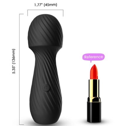 ARMONY - DAZZLE MASSAGER & VIBRATOR SMALL BLACK - sexbliss - Foto 1