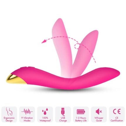 ARMONY - FLAMINGO VIBRATOR MULTIPOSITION FUCHSIA - sexbliss - Foto 1