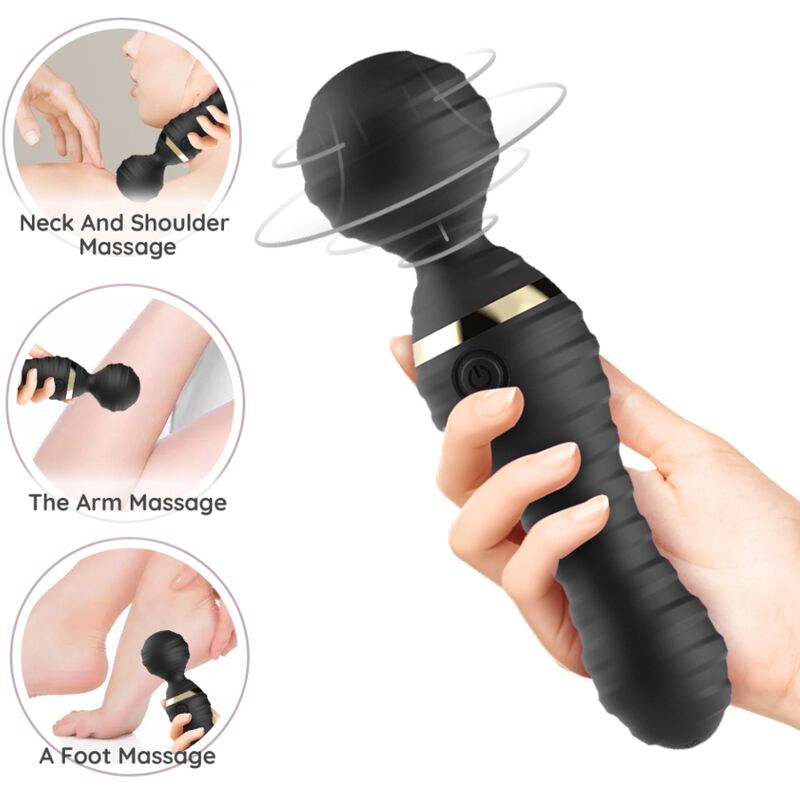 ARMONY - FREEDO MASSAGER & VIBRATOR SMALL BLACK - Foto 1 ARMONY - FREEDO MASSAGER & VIBRATOR SMALL BLACK - sexbliss - Foto 1