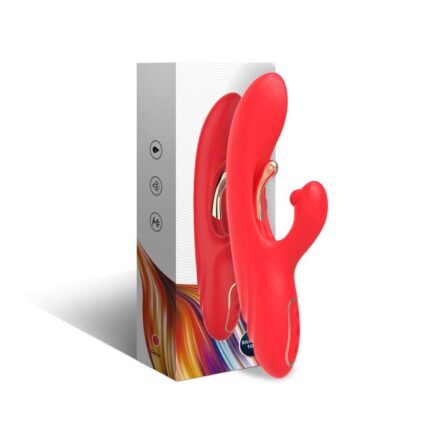 ARMONY - G-SPOT AND CLITORIS STIMULATOR VIBRATOR WITH OSCILLATING TONGUE RED - sexbliss - Foto 1