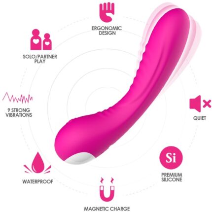 ARMONY - LEGEND VIBRATOR SILICONE FUCHSIA - sexbliss - Foto 1