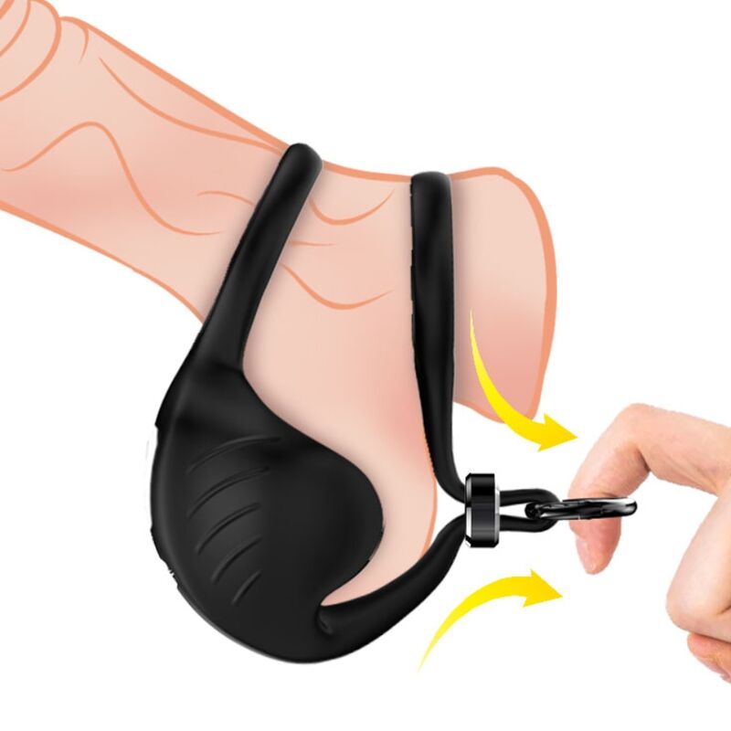 ARMONY - MANTA SCROTUM VIBRATOR RING BLACK - Foto 1 ARMONY - MANTA SCROTUM VIBRATOR RING BLACK - sexbliss - Foto 1