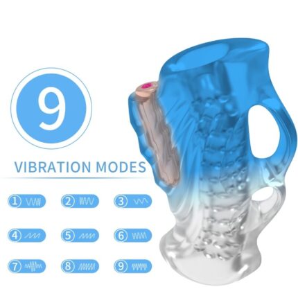ARMONY - MASTURBATOR FINGER & VIBRATOR BLUE GRADIENT - sexbliss - Foto 1