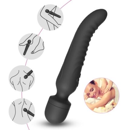 ARMONY - MISSION MASSAGER & VIBRATOR HEAT EFFECT BLACK - sexbliss - Foto 1