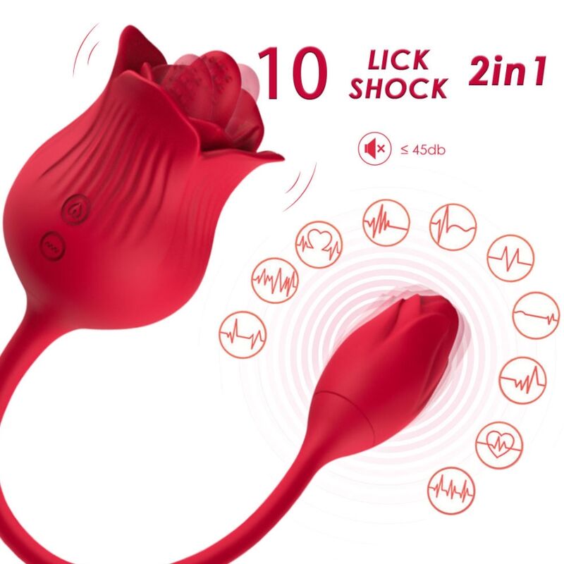 ARMONY - PINK CLITORIS STIMULATOR VIBRATOR WITH TAIL 10 MODES RED - Foto 1 ARMONY - PINK CLITORIS STIMULATOR VIBRATOR WITH TAIL 10 MODES RED - sexbliss - Foto 1