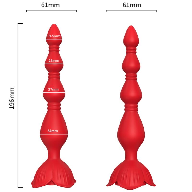 ARMONY - PINK VIBRATOR PAGODA & ANAL PLUG RED - Foto 1 ARMONY - PINK VIBRATOR PAGODA & ANAL PLUG RED - sexbliss - Foto 1