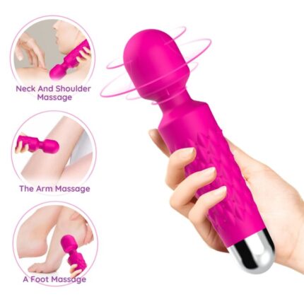 ARMONY - POSTMAN MASSAGER & VIBRATOR SUPER FLEXIBLE HEAD FUCHSIA - sexbliss - Foto 1