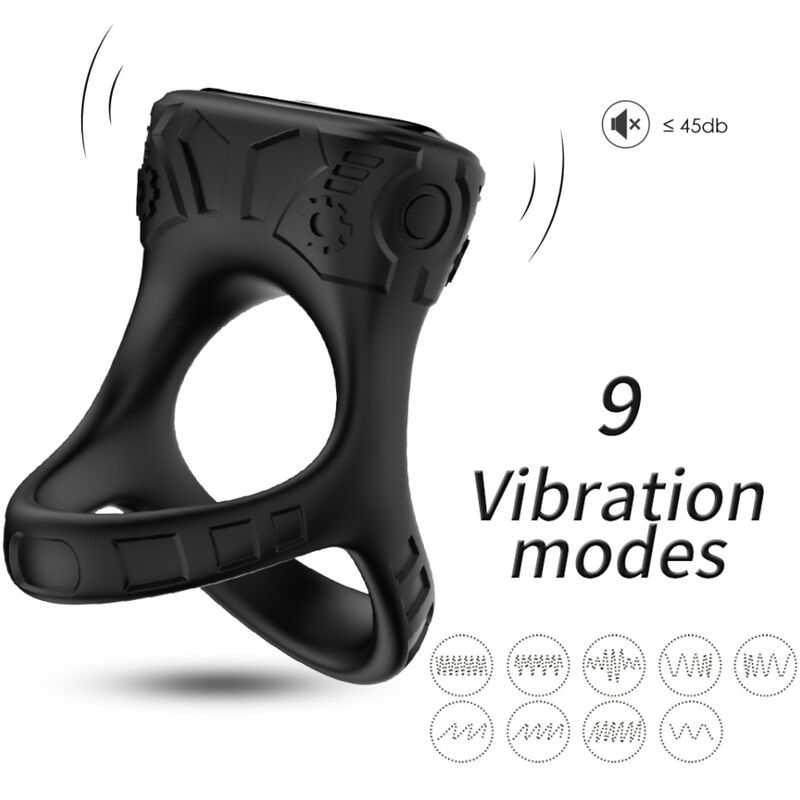 ARMONY - RING VIBRATOR & MULTIPOSITION BLACK - Foto 1 ARMONY - RING VIBRATOR & MULTIPOSITION BLACK - sexbliss - Foto 1