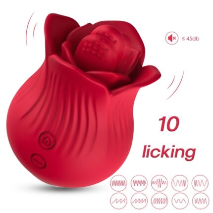 ARMONY - ROSE VIBRATOR & STIMULATOR RED - sexbliss - Foto 1