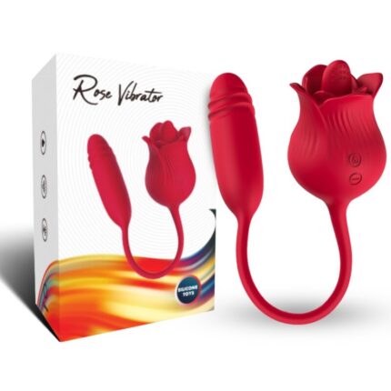 ARMONY - ROSELIP LICKING VIBRATING CLIT & VIBRATOR RED - sexbliss - Foto 1