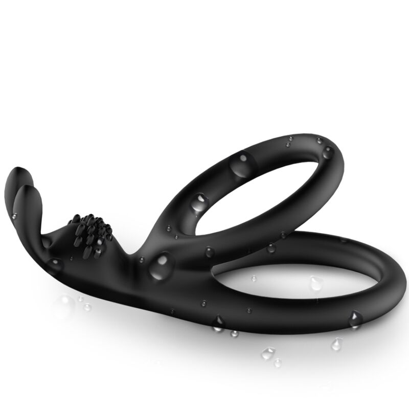 ARMONY - TENSY DOUBLE RABBIT RING BLACK - Foto 1 ARMONY - TENSY DOUBLE RABBIT RING BLACK - sexbliss - Foto 1
