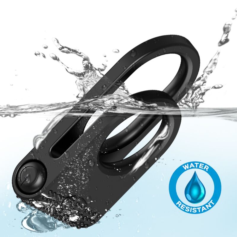 ARMONY - TWINS DOUBLE VIBRATOR RING FOR COUPLES BLACK - Foto 1 ARMONY - TWINS DOUBLE VIBRATOR RING FOR COUPLES BLACK - sexbliss - Foto 1