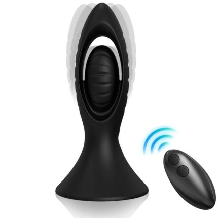 ARMONY - VIBRATOR & ANAL PLUG SILICONE BLACK - sexbliss - Foto 1