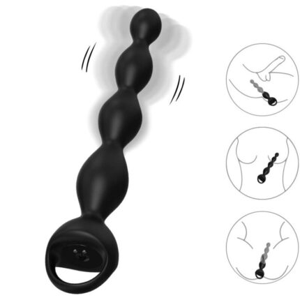 ARMONY - VIBRATOR FINGER ANAL PLUG BLACK - sexbliss - Foto 1