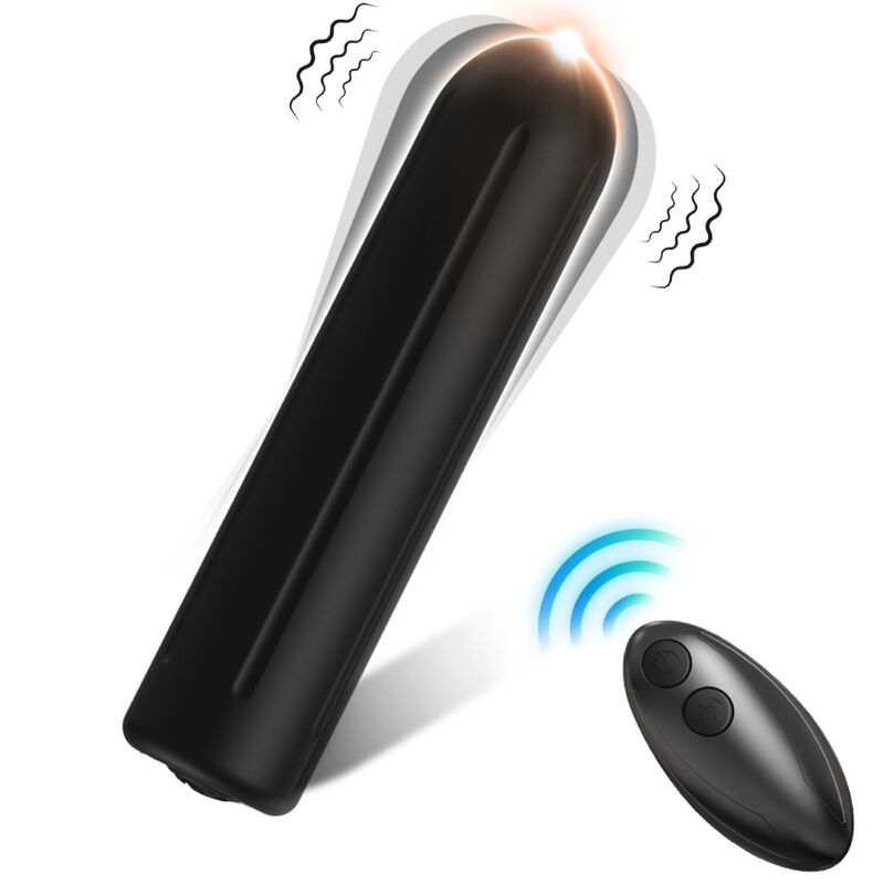 ARMONY - WARHEAD VIBRATOR BULLET REMOTE CONTROL BLACK 2 CM X 8.8 CM - Foto 1 ARMONY - WARHEAD VIBRATOR BULLET REMOTE CONTROL BLACK 2 CM X 8.8 CM - sexbliss - Foto 1
