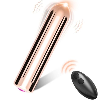 ARMONY - WARHEAD VIBRATOR BULLET REMOTE CONTROL GOLDEN 2 CM X 8.8 CM - sexbliss - Foto 1