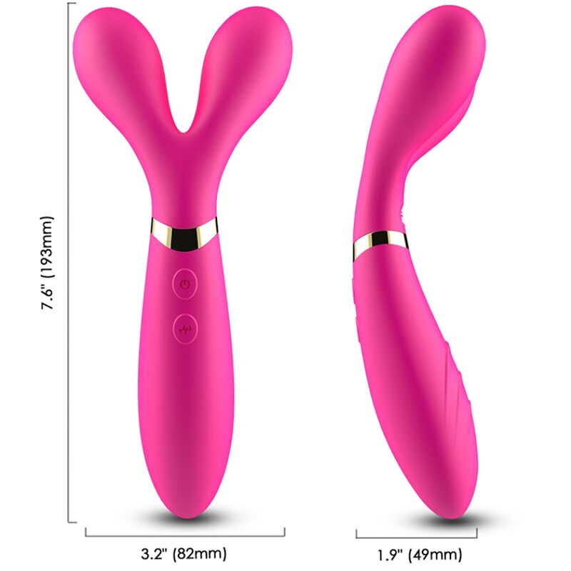 ARMONY - Y-WAND MASSAGER & VIBRATOR DOUBLE HEAD FUCHSIA - Foto 1 ARMONY - Y-WAND MASSAGER & VIBRATOR DOUBLE HEAD FUCHSIA - sexbliss - Foto 1