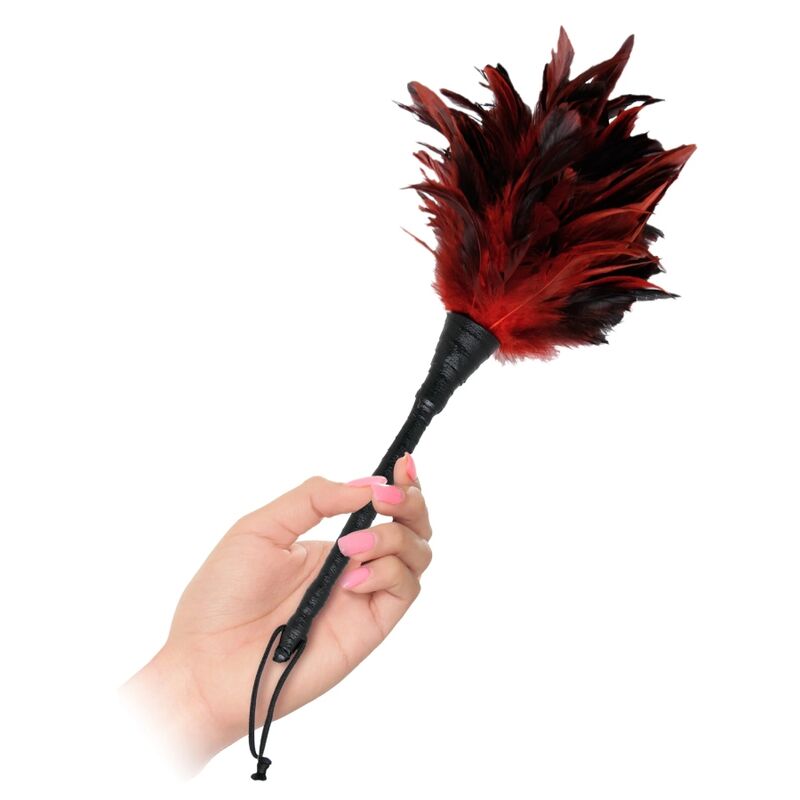 FETISH FANTASY SERIES - BLACK & RED FRISKY FEATHER TICKLER - Foto 1 FETISH FANTASY SERIES - BLACK & RED FRISKY FEATHER TICKLER - sexbliss - Foto 1