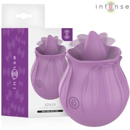 INTENSE - AZALEA FLOWER CLIT STIMULATING 10 VIBRATIONS PURPLE - sexbliss - Foto 1
